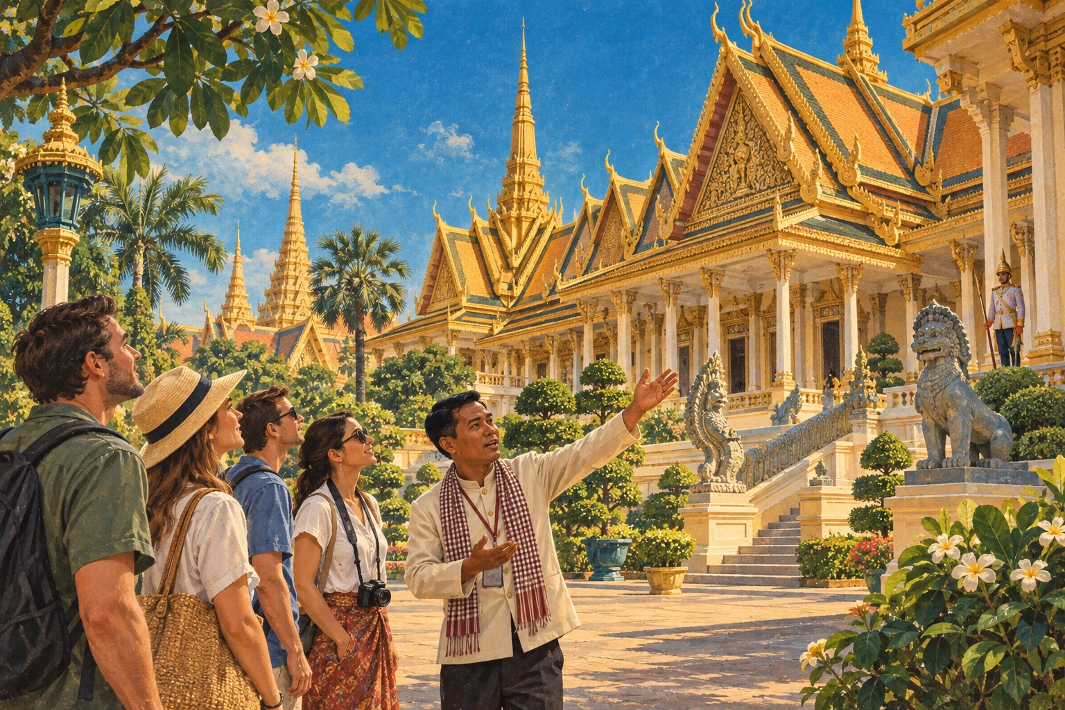 Illustrated Royal Palace Guided Tour