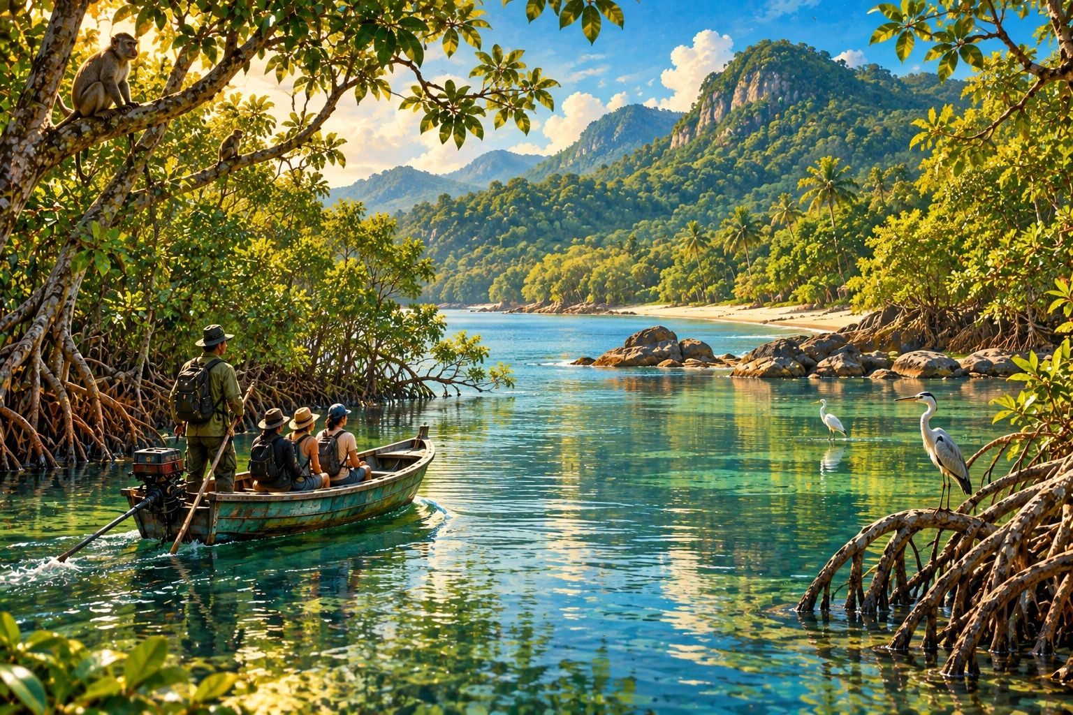 Illustrated view of Ream National Park