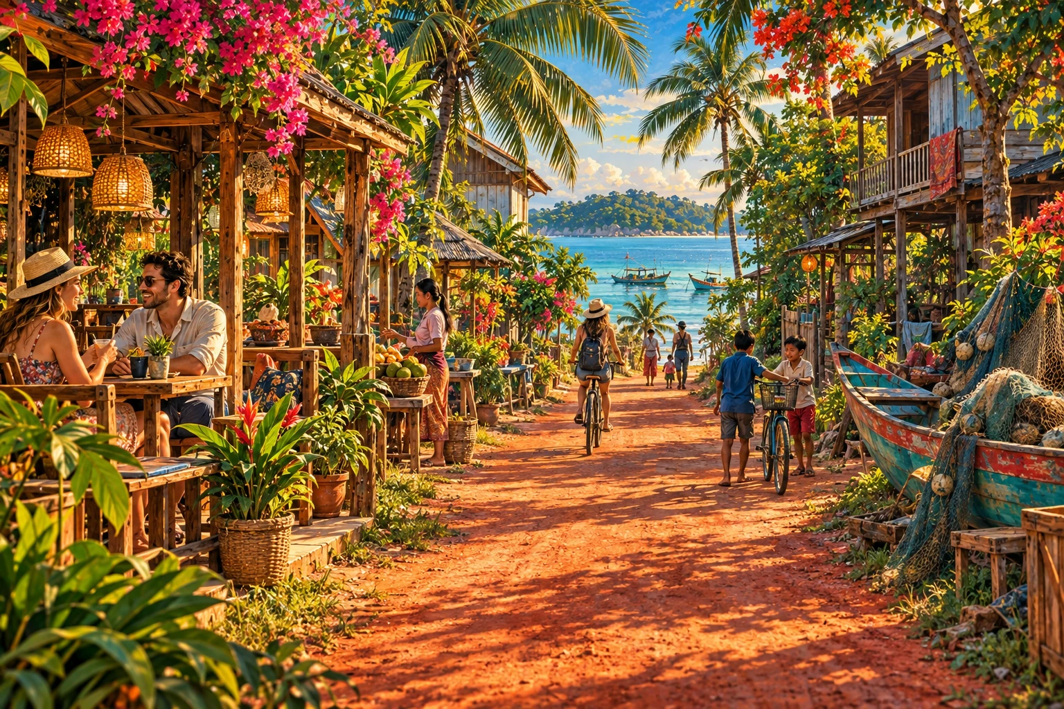 Illustrated Otres Village