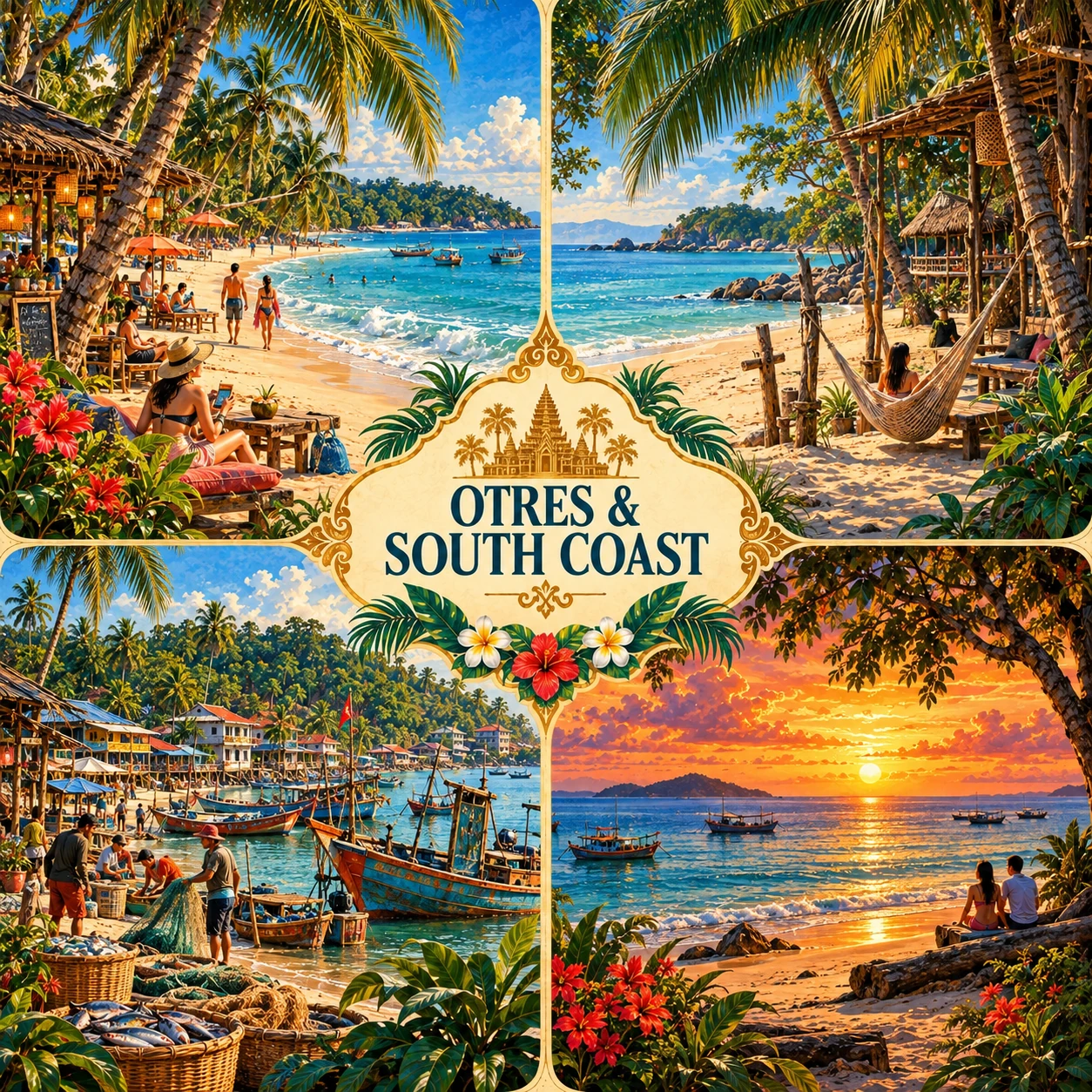 Illustrated Otres And South Coast Route