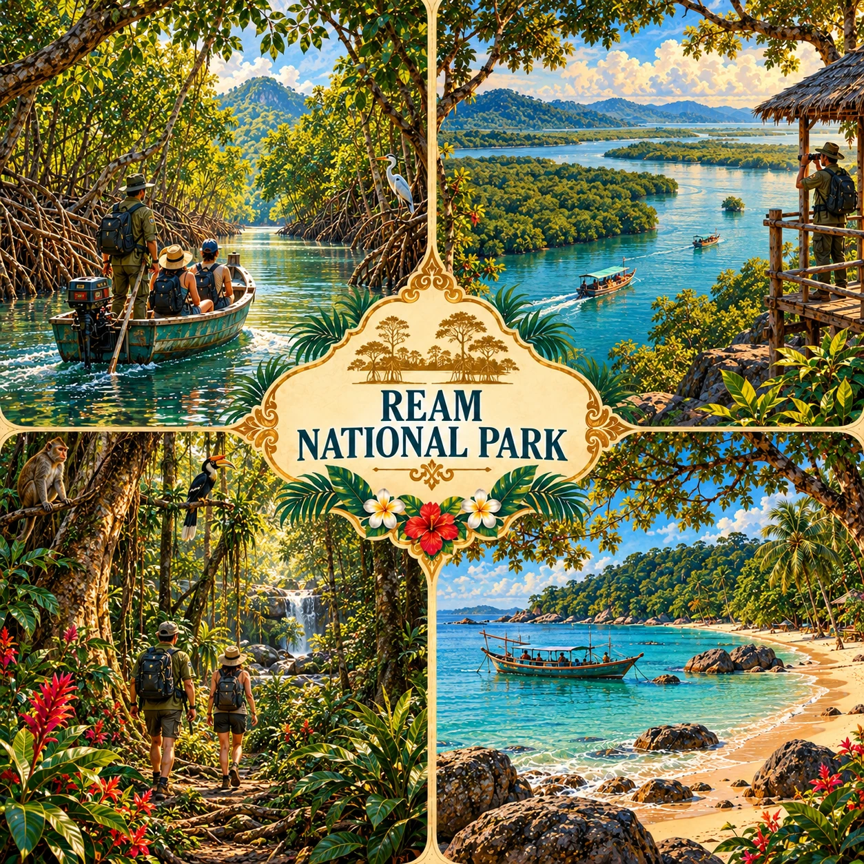 Illustrated Ream National Park Route