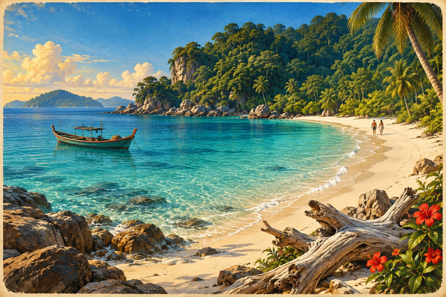 Illustrated Nature Beach