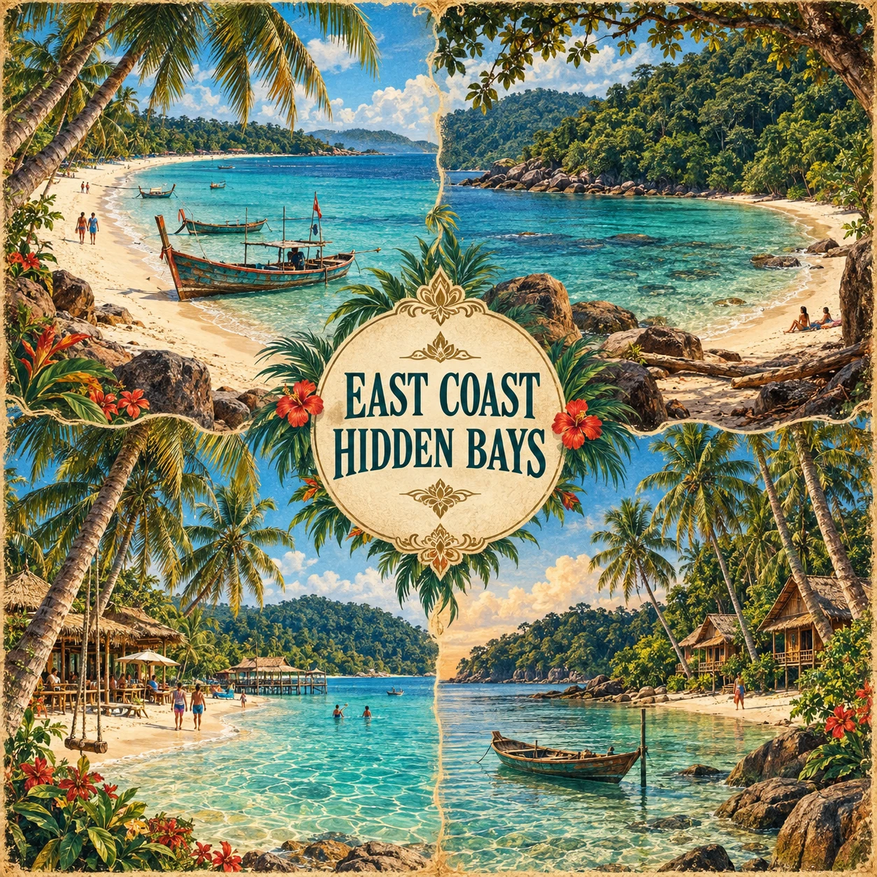 Illustrated East Coast Hidden Bays Route