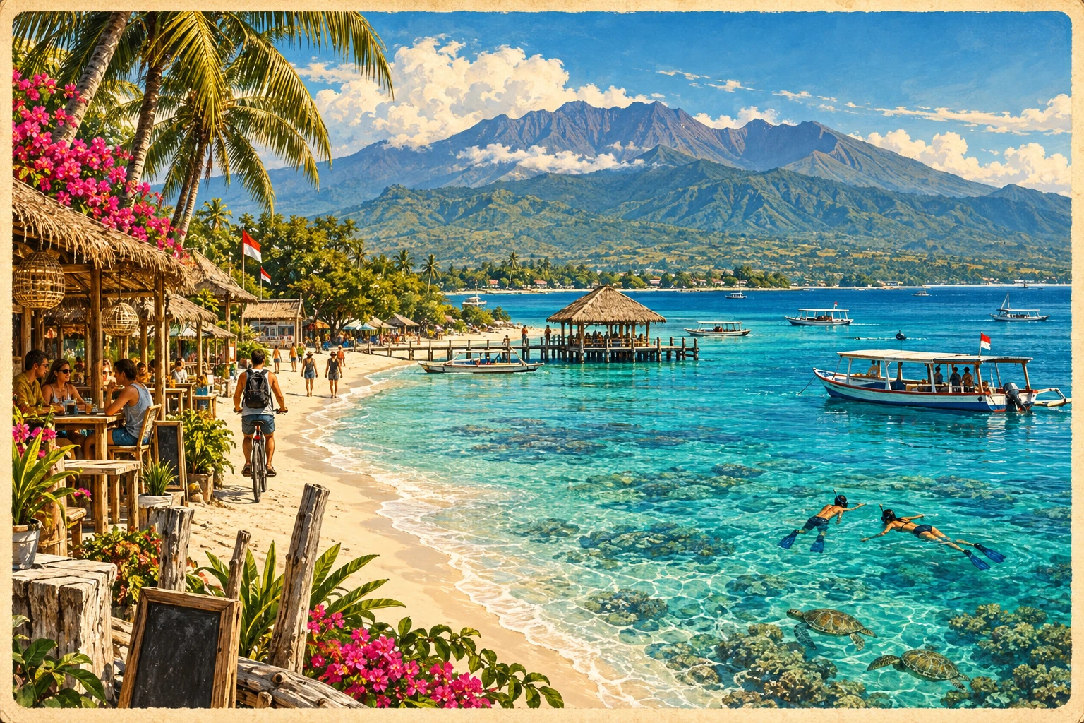 Illustrated Gili Trawangan