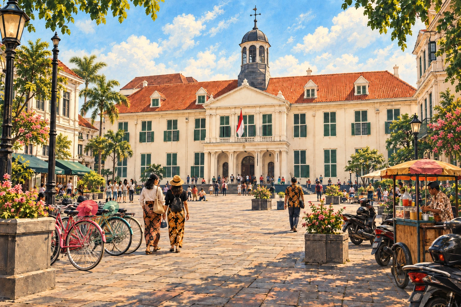 Illustrated Kota Tua & Jakarta History Museum
