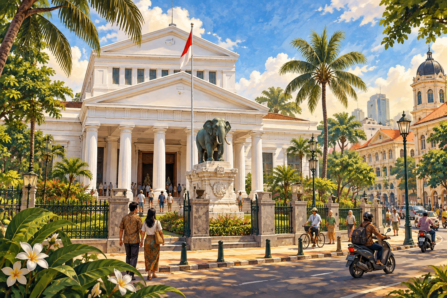 Illustrated National Museum of Indonesia