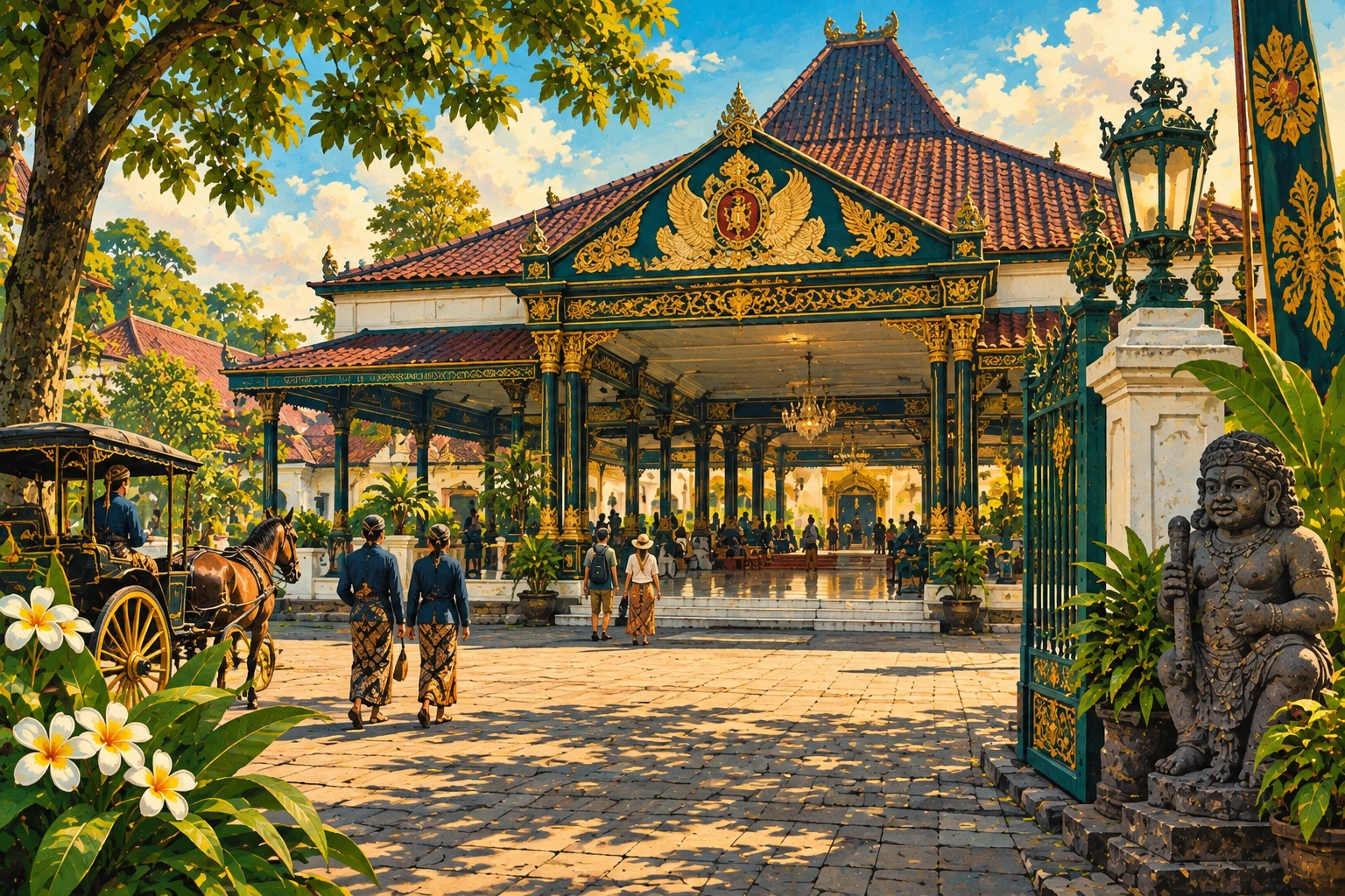 Illustrated Kraton Yogyakarta