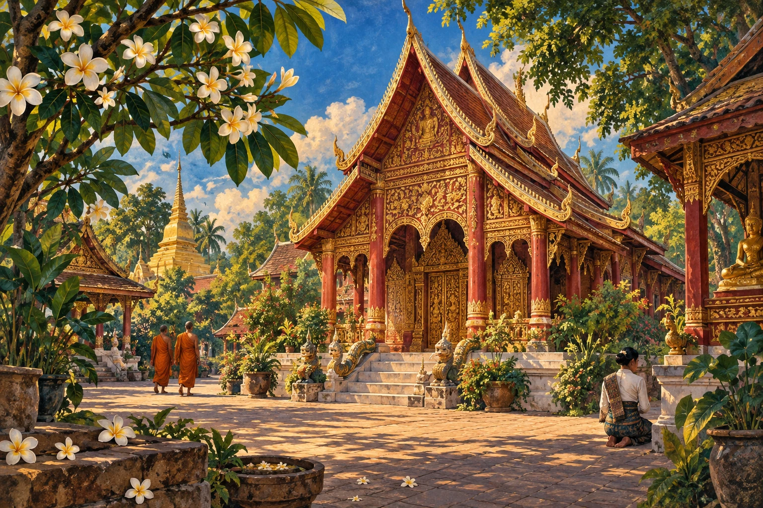 Illustrated Wat Ong Teu