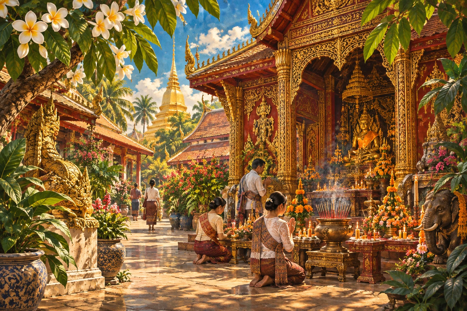 Illustrated Wat Si Muang