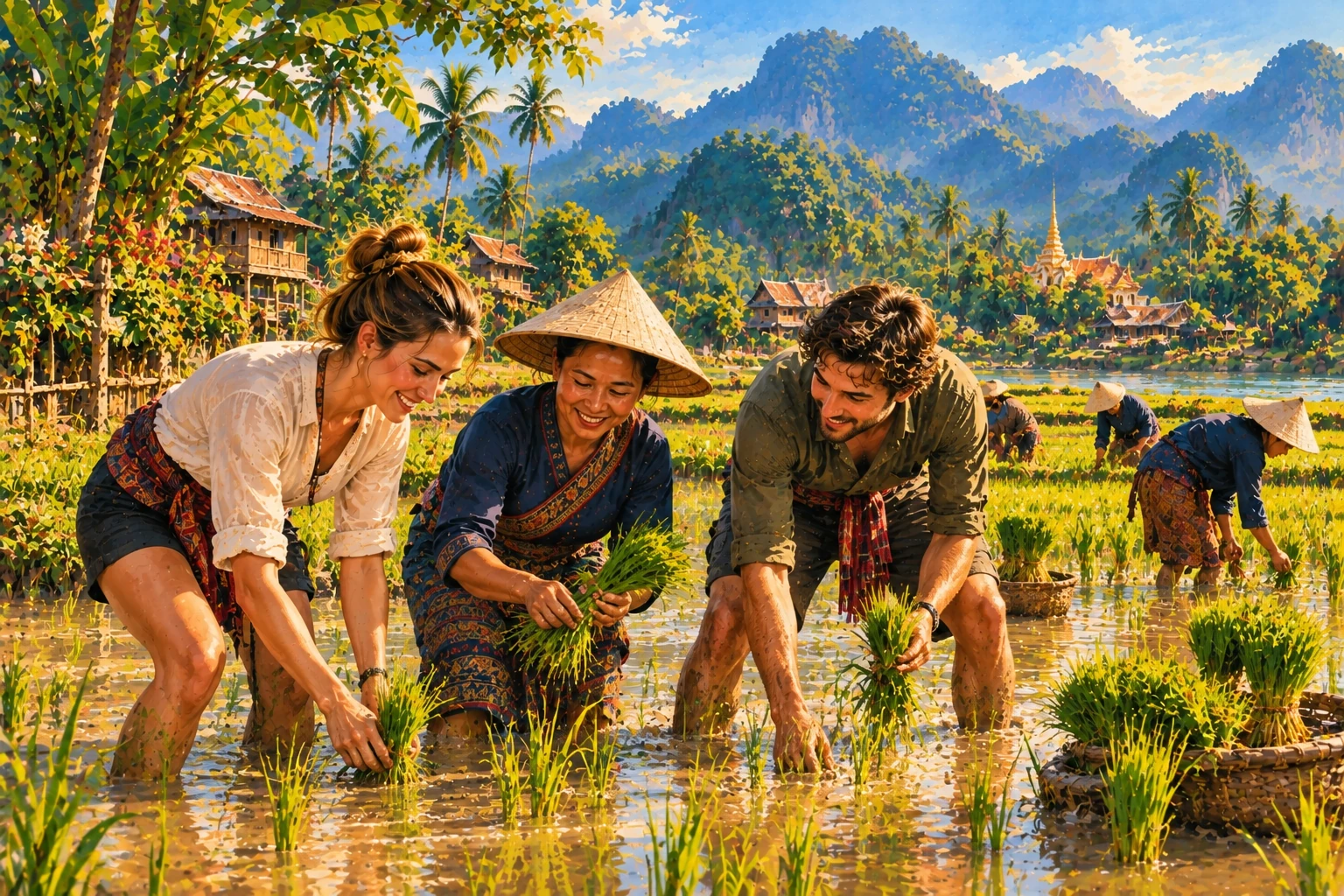 Illustrated Rice Farming Experience