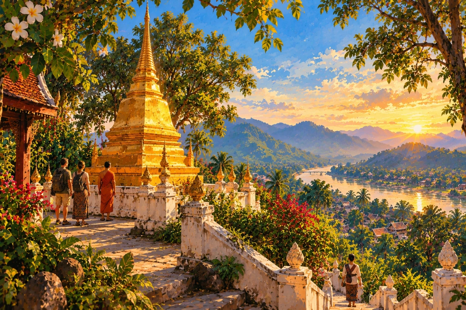 Illustrated Wat Chom Si