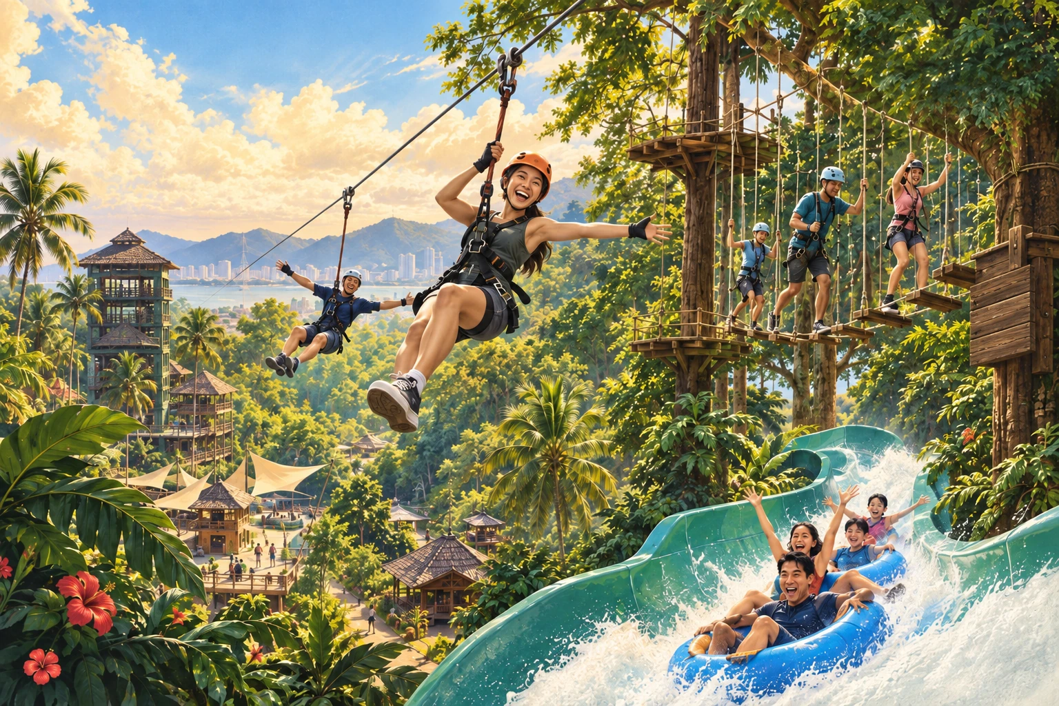 Illustrated ESCAPE Penang adventure in Penang, Malaysia