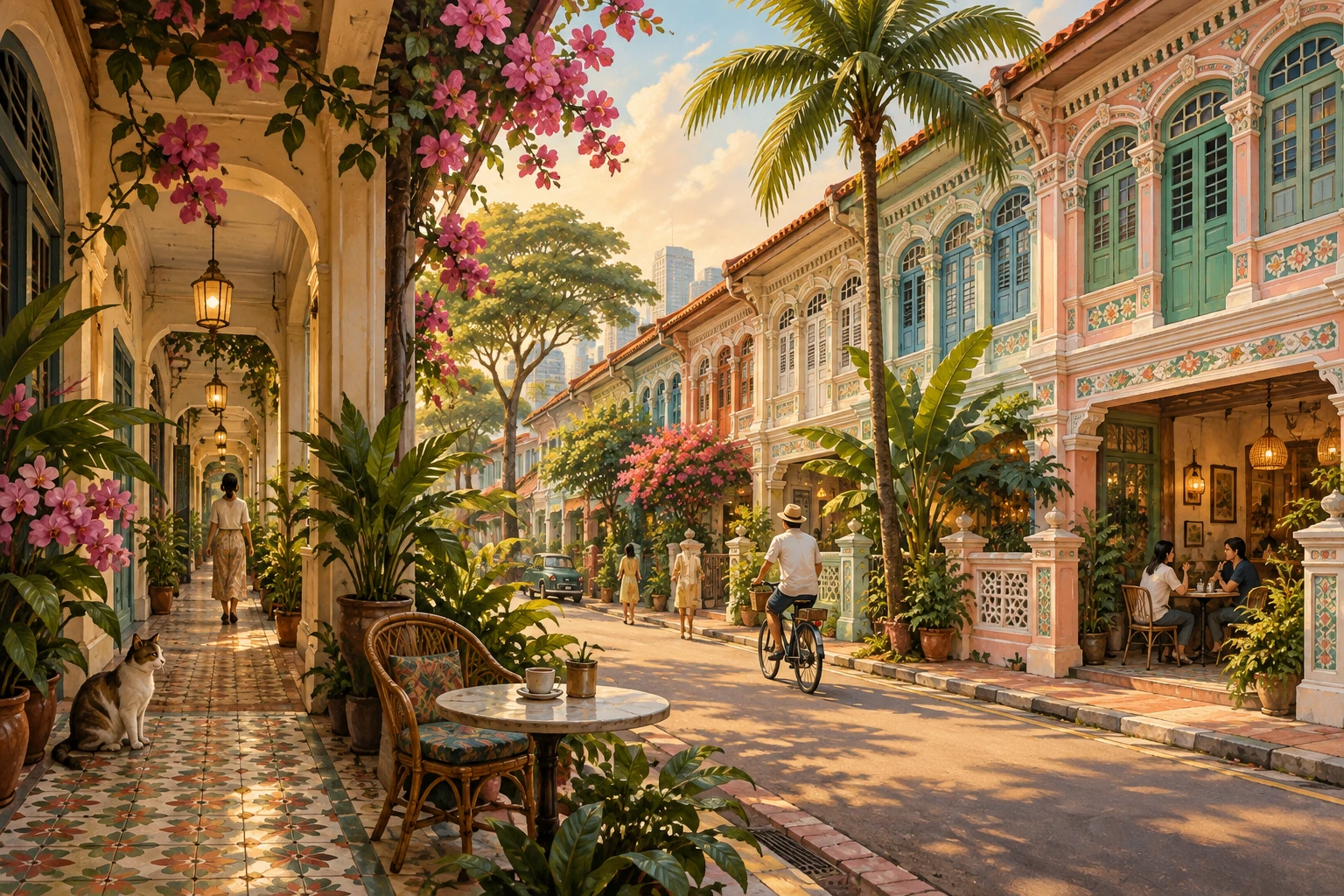 Illustrated Joo Chiat and Katong in Singapore