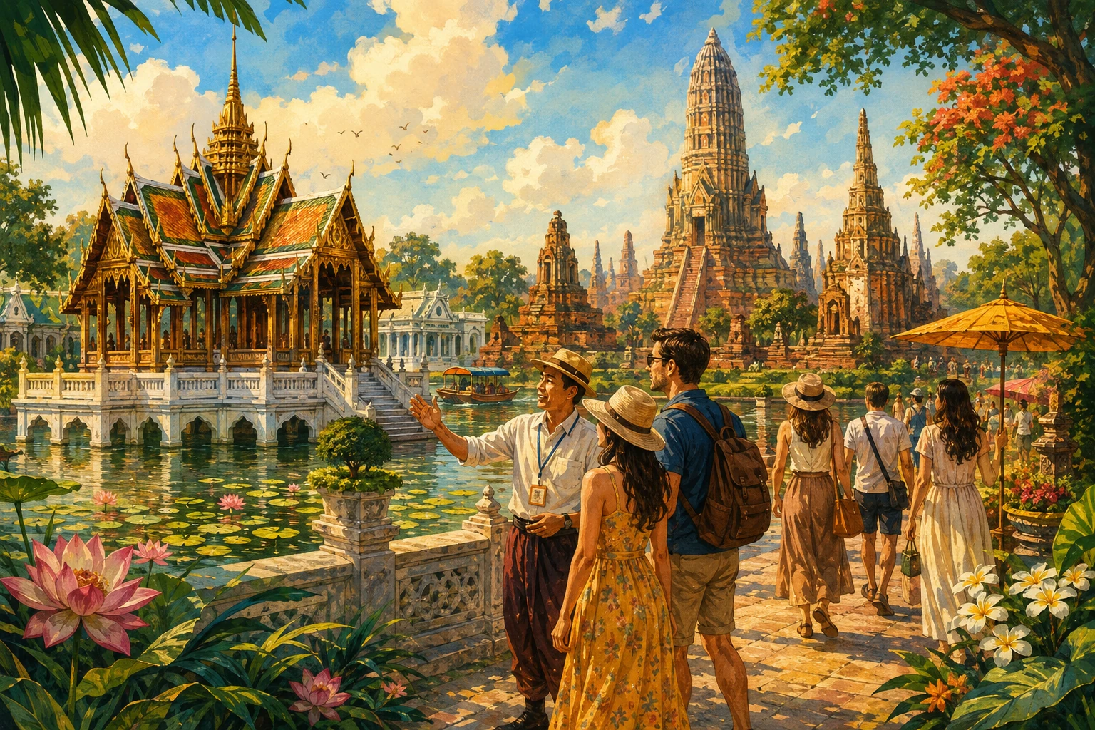 Bang Pa-In Palace and Ayutthaya temple day tour