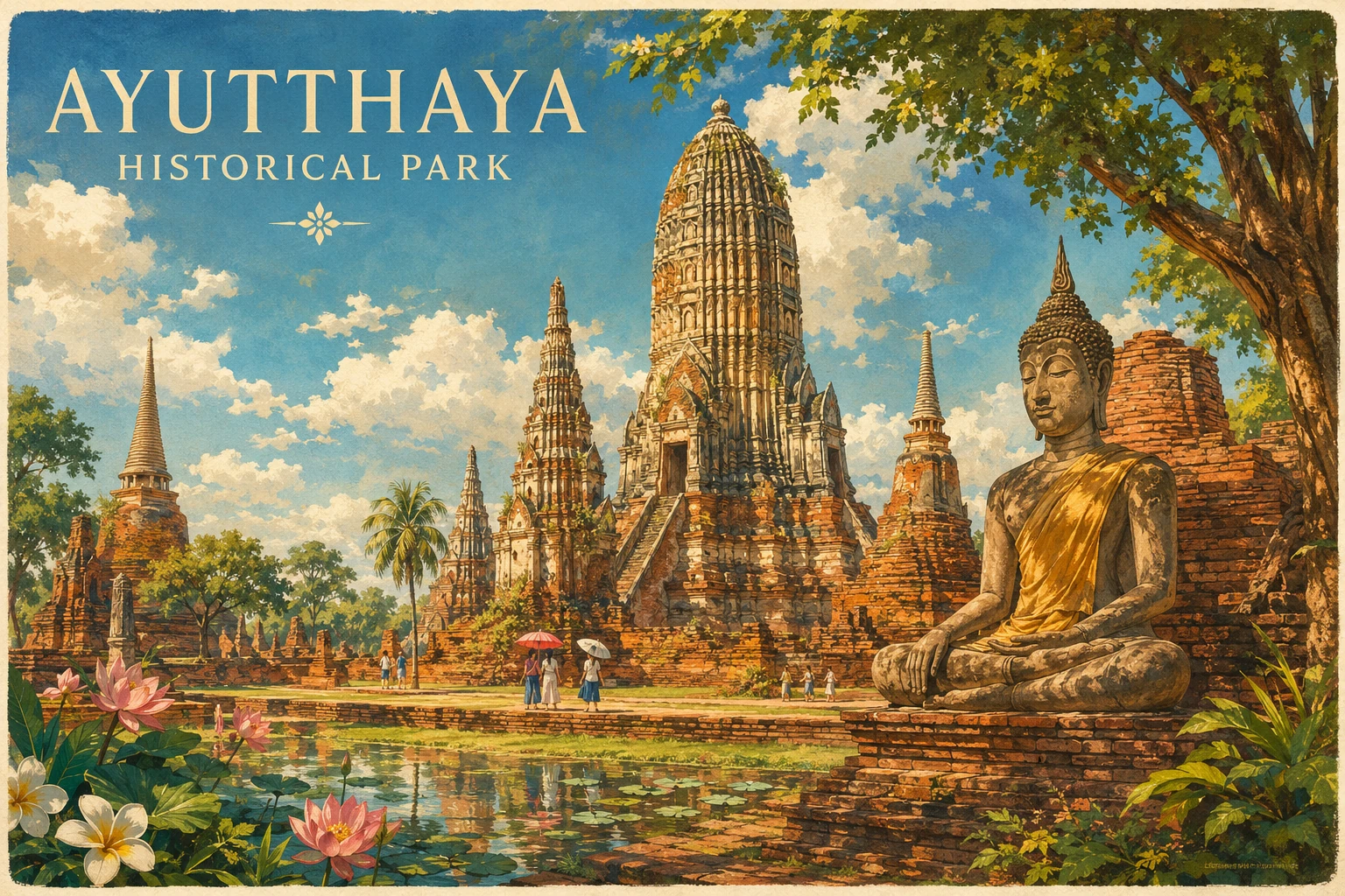 Ayutthaya Historical Park temple ruins