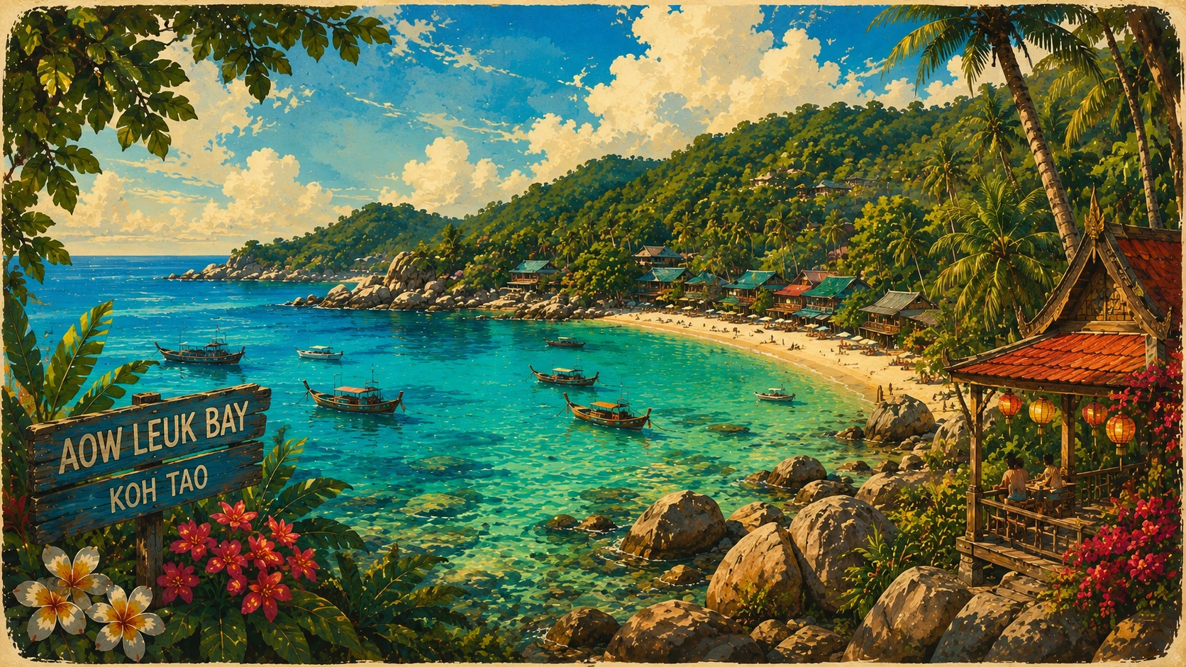 Aow Leuk Bay on Ko Tao