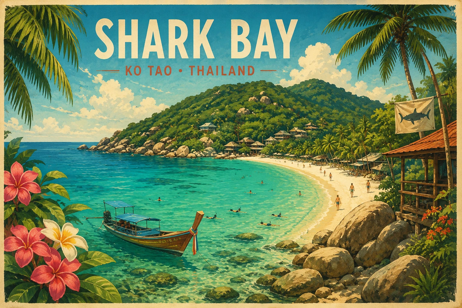 Turquoise Shark Bay on Ko Tao