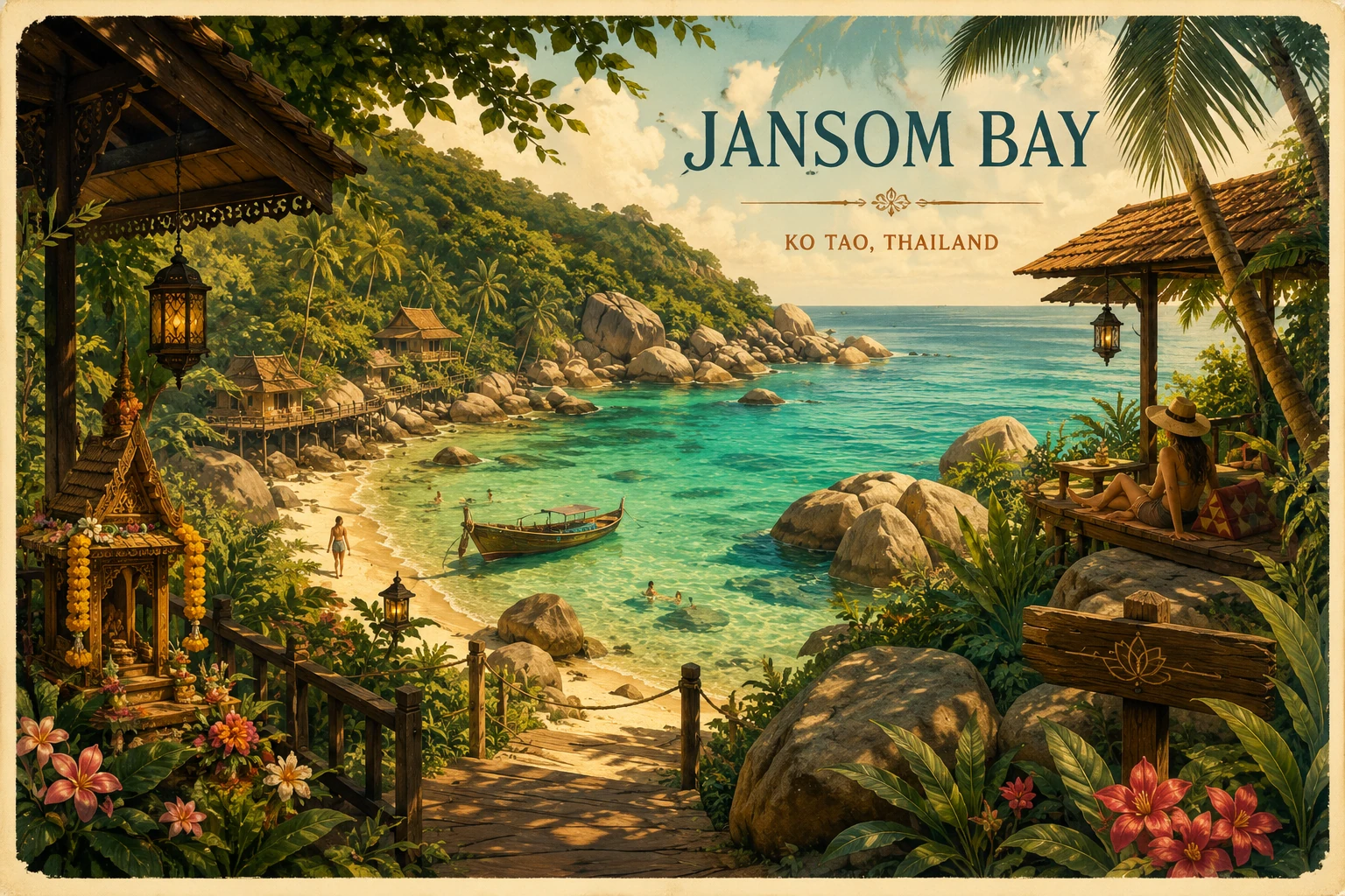 Jansom Bay near Mae Haad