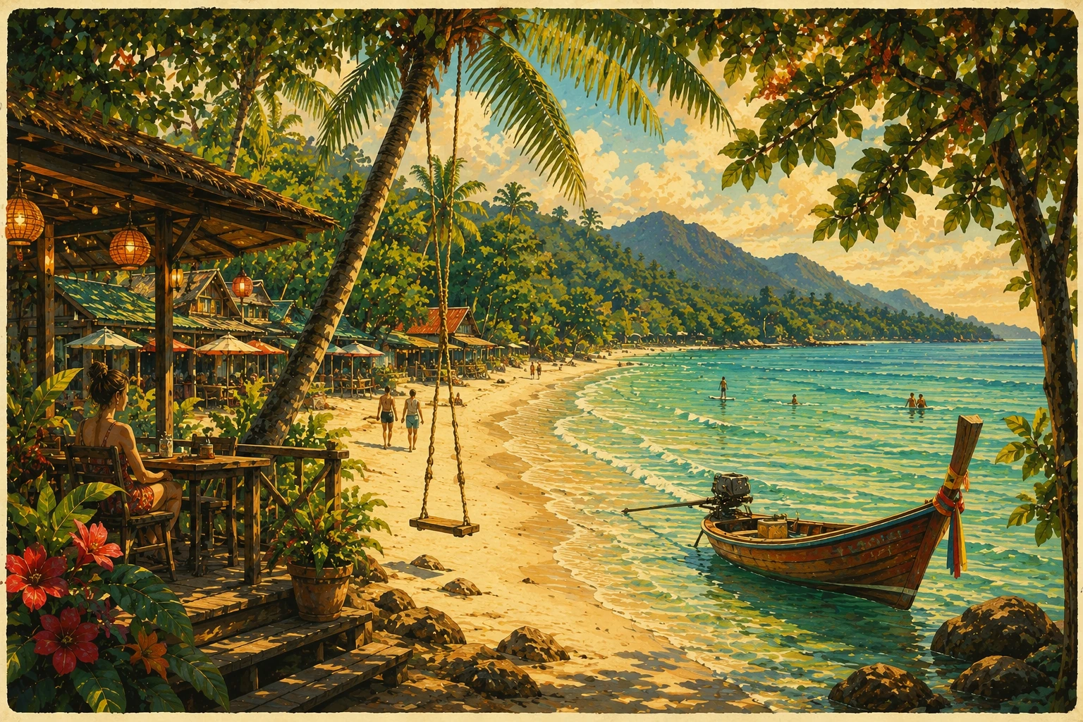 Remote Long Beach on eastern Koh Chang