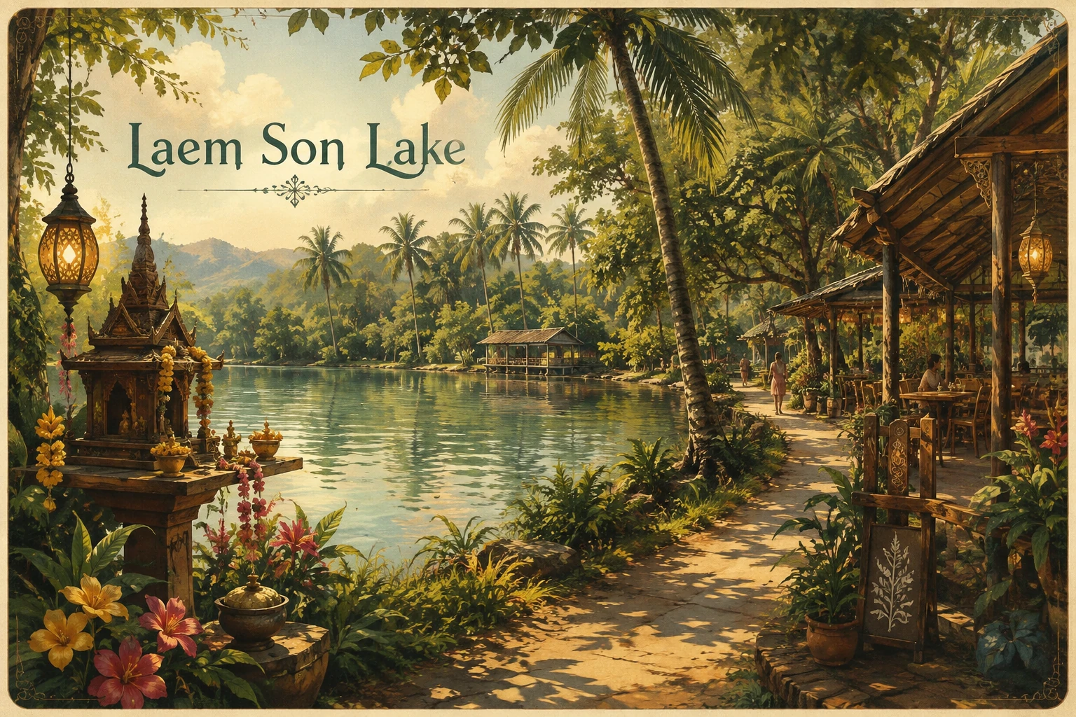 Laem Son Lake near Srithanu