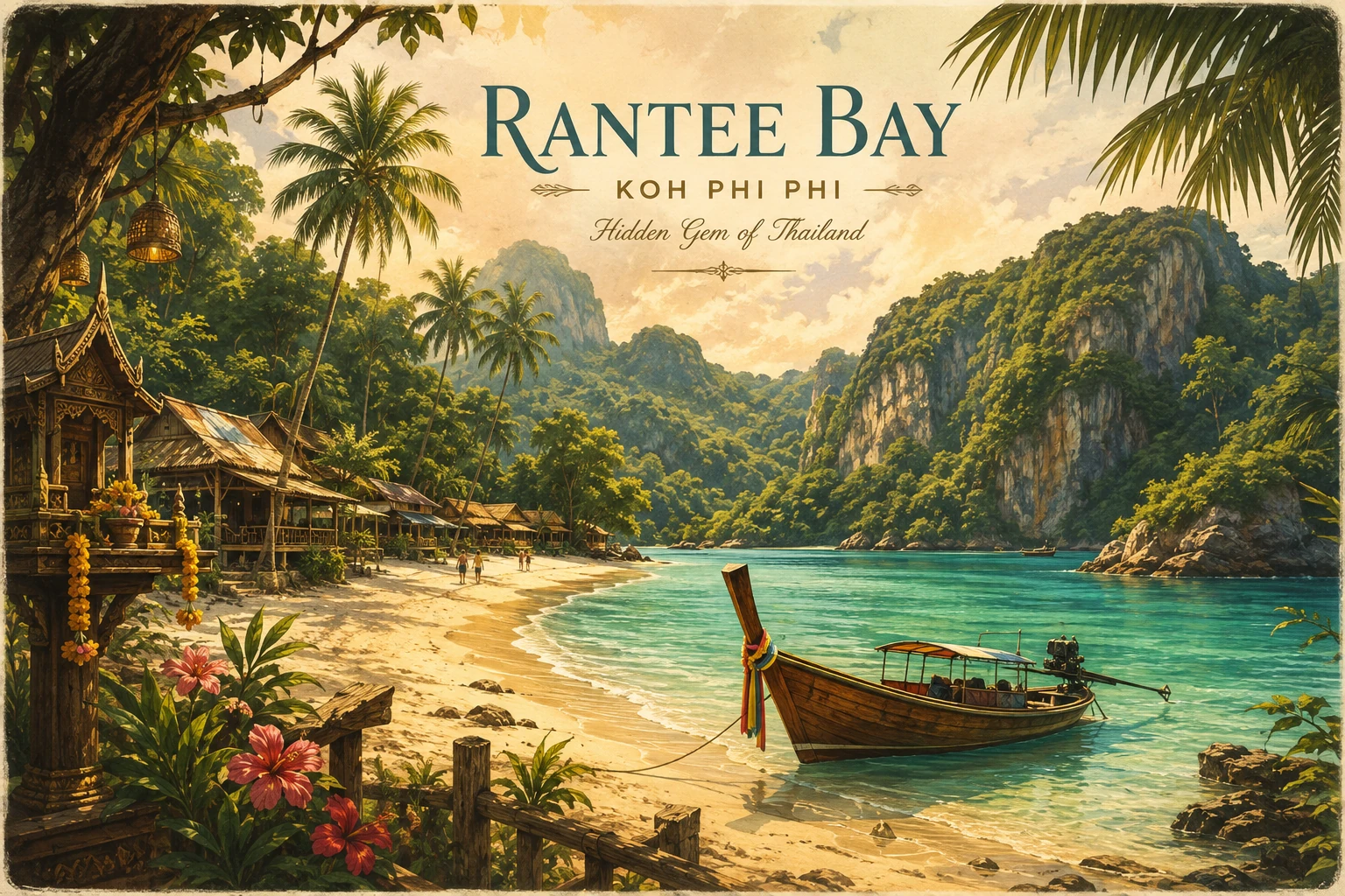 Rantee Bay on the east coast of Koh Phi Phi
