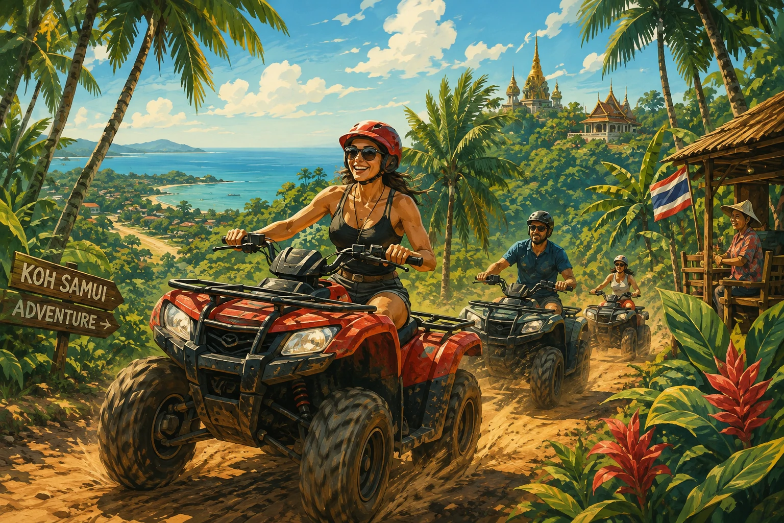 ATV adventure in Koh Samui hills