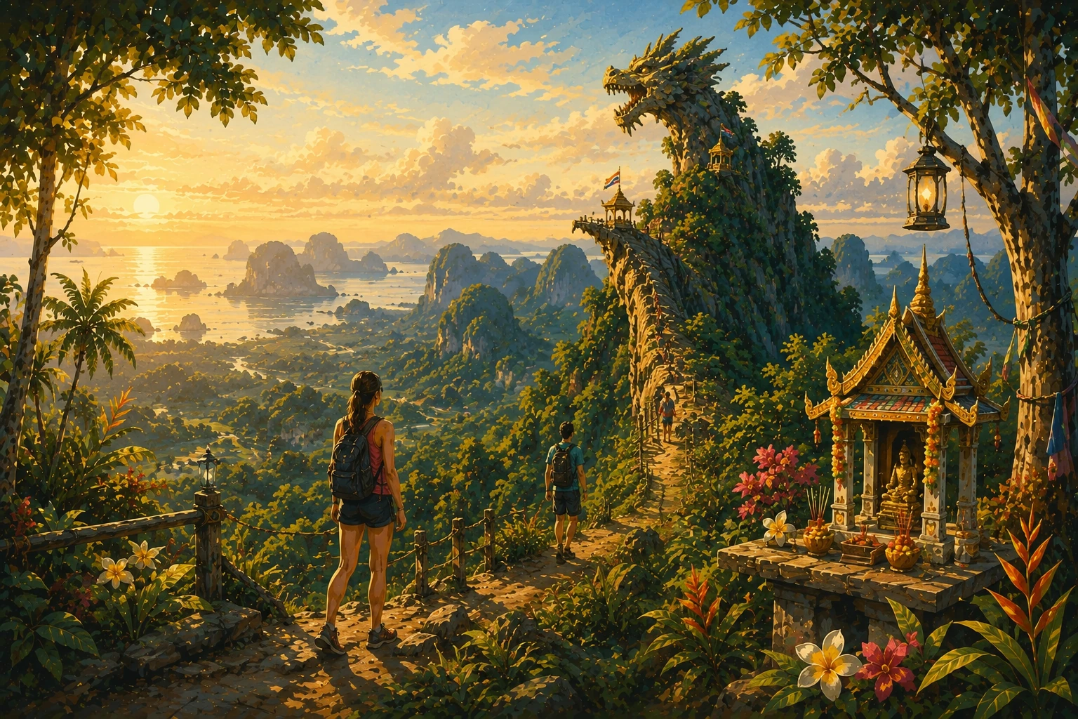 Dragon Crest Mountain viewpoint over Krabi