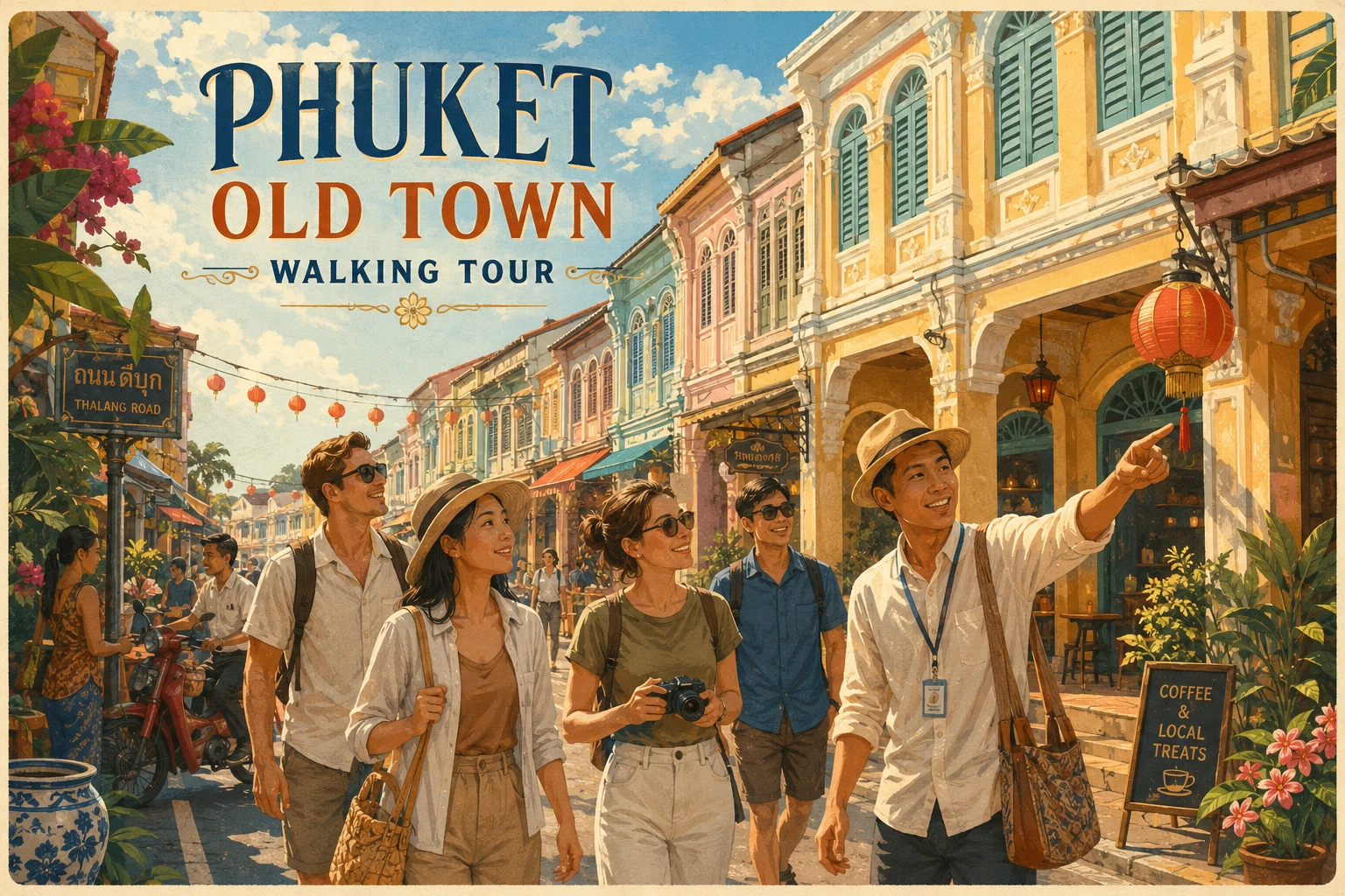 Guided walk through Phuket Old Town