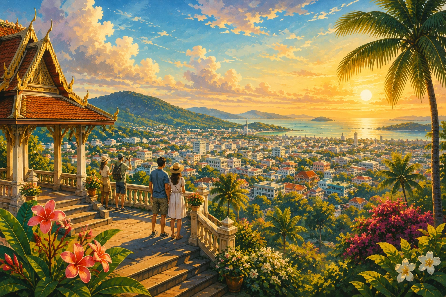 Khao Rang viewpoint above Phuket Town