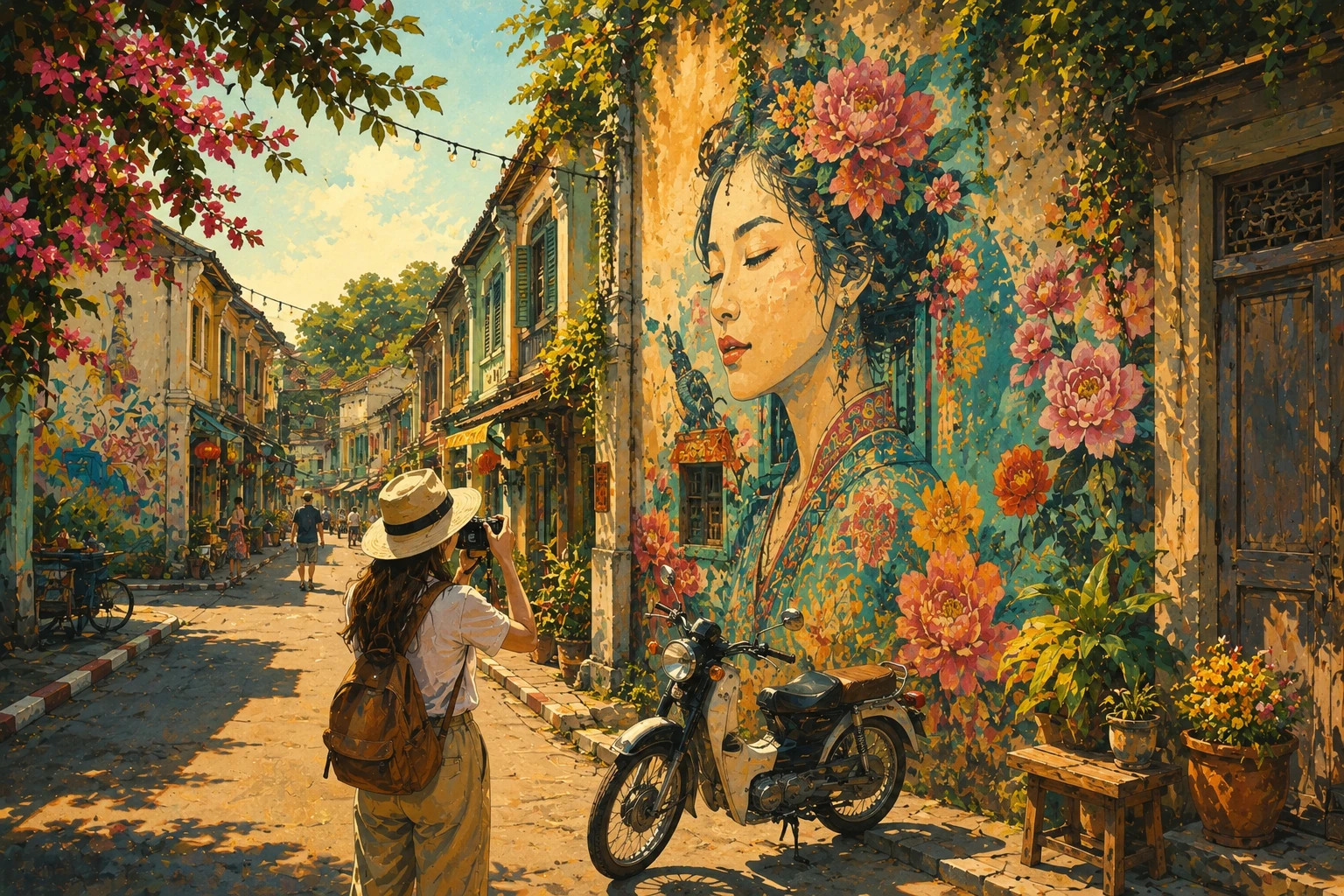Street art in Phuket Old Town