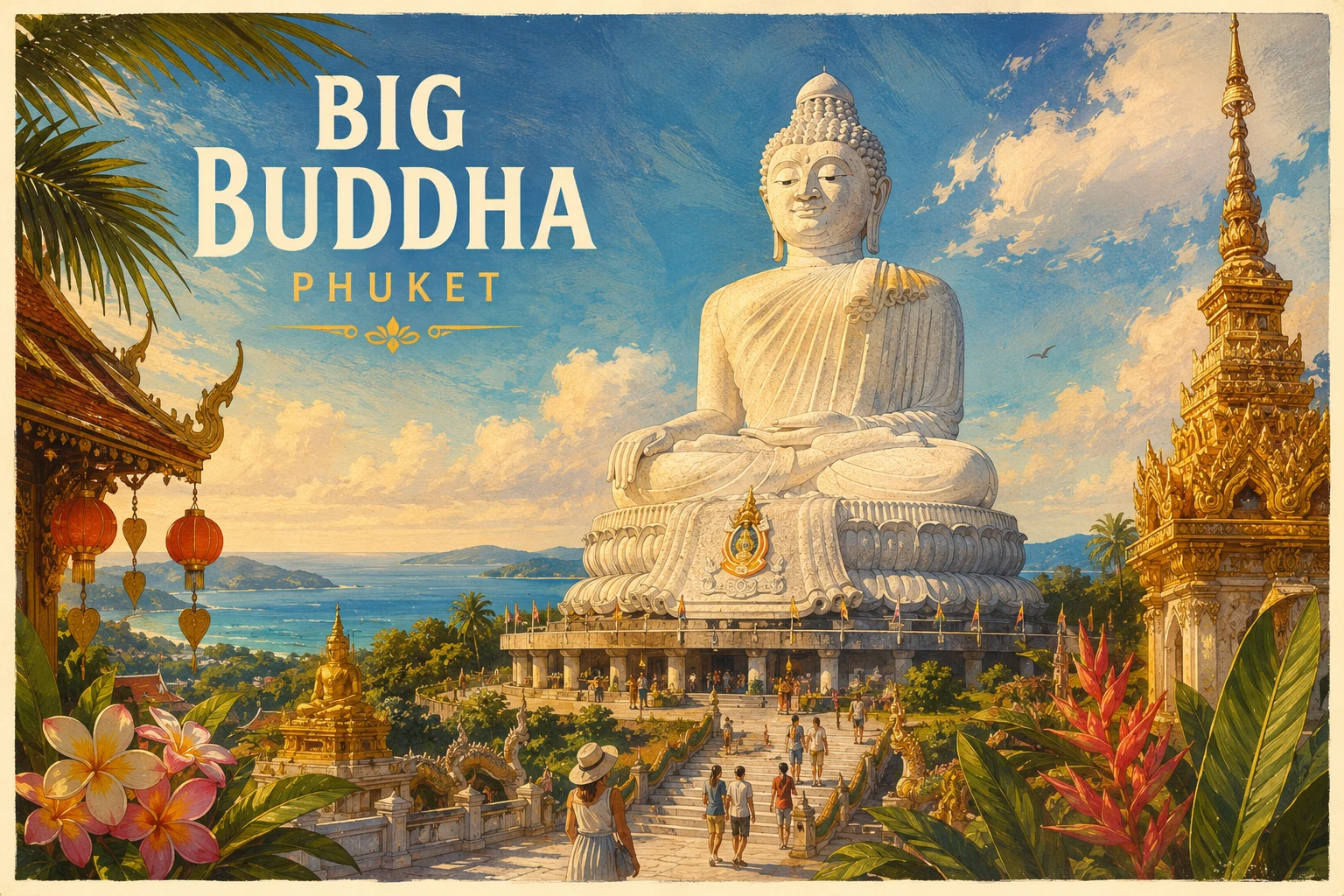 Big Buddha overlooking Phuket island