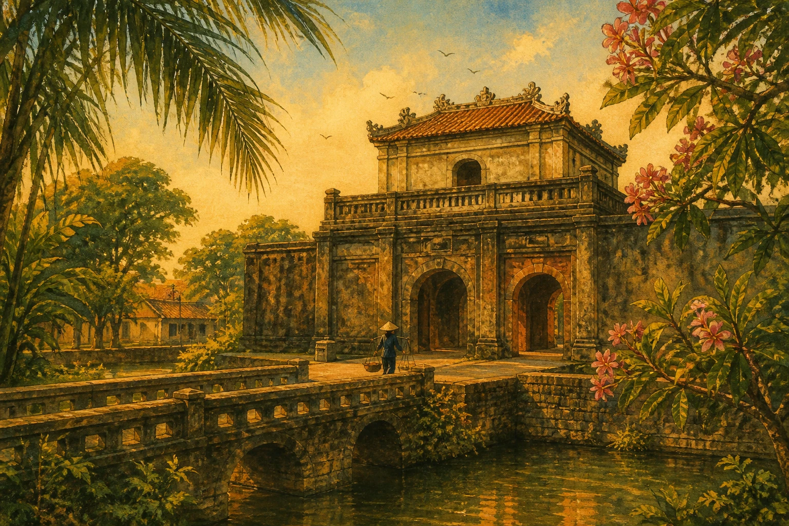 Atmospheric illustrated view of Hon Mun Island